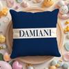 Итальянская Великолепная наволочка D-Damiani для подушки, для дома и автомобиля, многоцелевая наволочка - Двусторонняя, Мягкая и Прочная для Ежедневного Использования