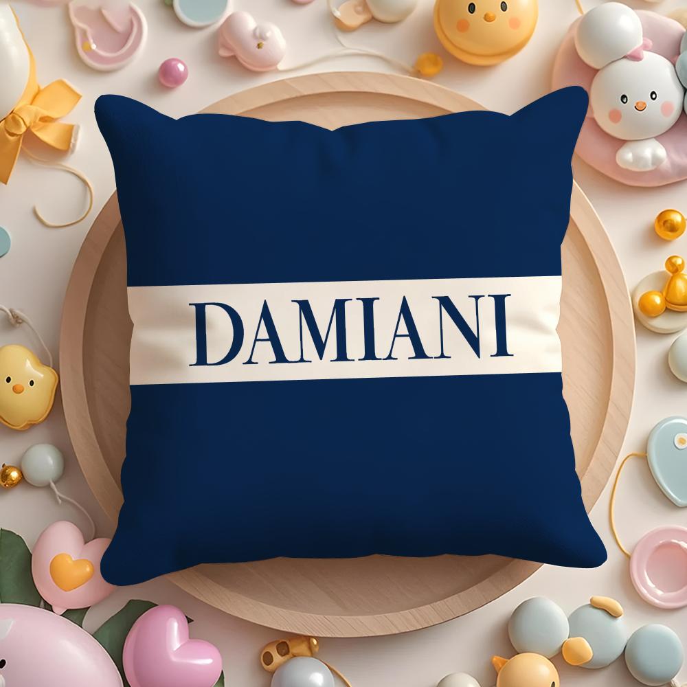 Итальянская Великолепная наволочка D-Damiani для подушки, для дома и автомобиля, многоцелевая наволочка - Двусторонняя, Мягкая и Прочная для Ежедневного Использования