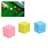72pcs Billiard Cue Chalk Holder Portable Plastic Pool Cue Chalk Box for Billiard Supplies Clubs Home