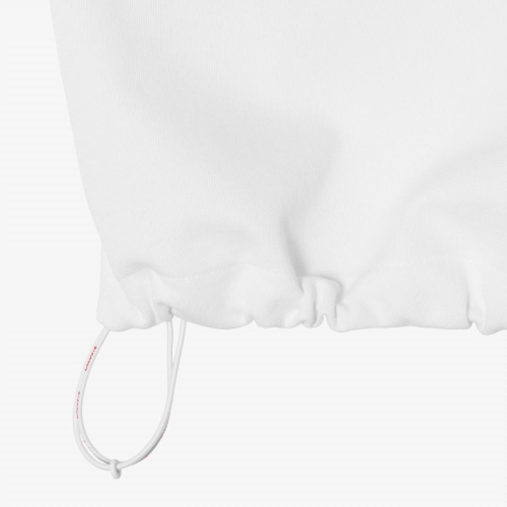 Lacoste Женская толстовка с коротким рукавом на молнии [off White]