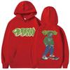 Худи с графическим принтом рэпера Mf Doom Мужчины Женщины Хип-хоп Флис Оверсайз Толстовка Мужская Модный тренд Худи Мужская уличная одежда