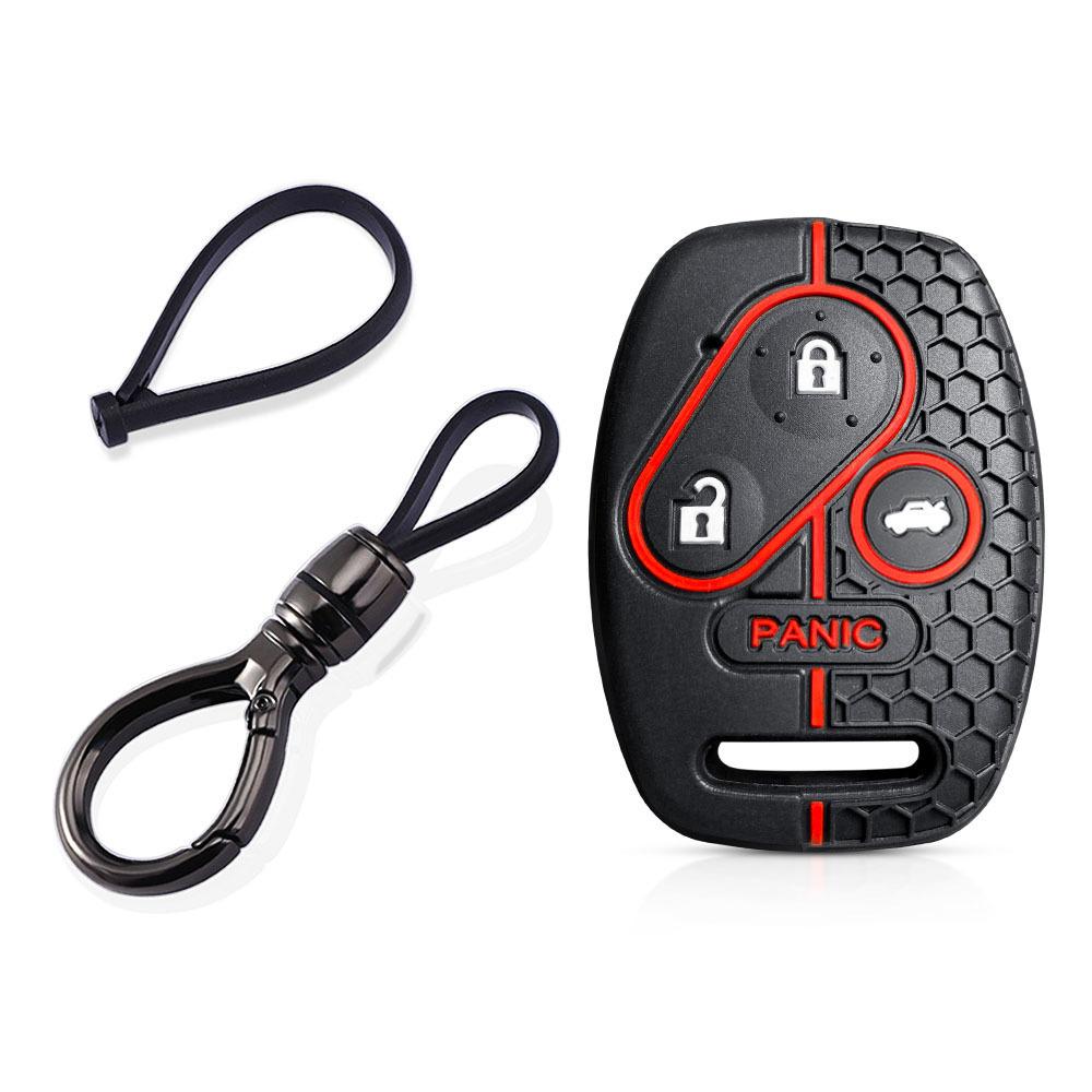 Для Honda CRV SRV FRV Fit Civic Accord Jazz Для Acura CSX Силиконовый Чехол для Ключа Брелок Аксессуары Держатель Оболочка Чехол для Ключа