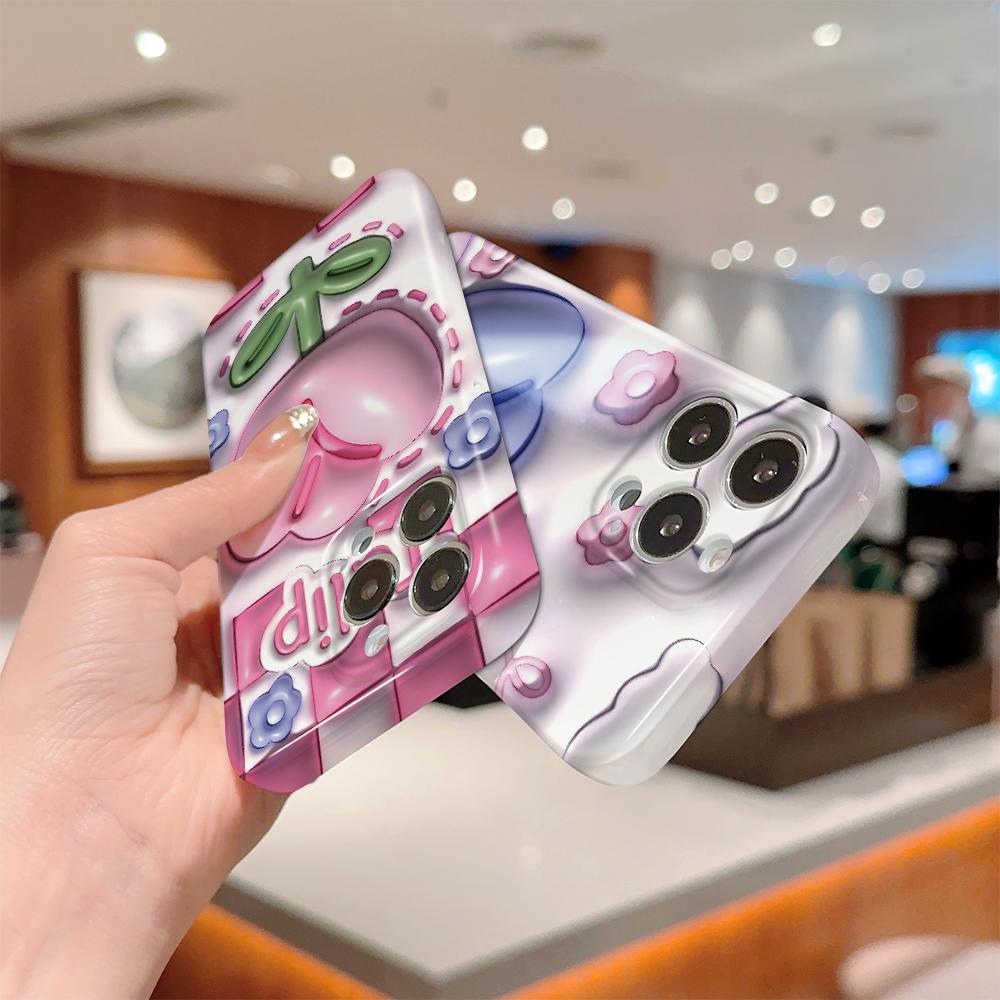 Универсальный чехол для телефона с пленкой, мультяшный модный дизайн, твердый корпус, полное покрытие камеры, противоударный защитный чехол для OPPO Realme OnePlus Infinix Tecno