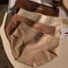 Women Underpants Mid Waist Solid Color Cotton Butt-lifted Good Breathability Elastic Quick-drying Sport Casual Briefs Female Panties