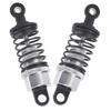 2Pcs 63mm RC Aluminium Shock Absorber Damper for TRAXXAS SLASH 2WD RC Car Upgrade PartsSilver