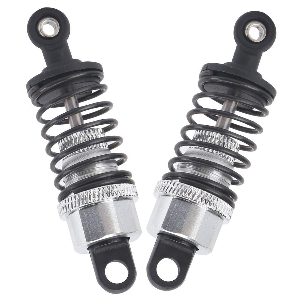 2Pcs 63mm RC Aluminium Shock Absorber Damper for TRAXXAS SLASH 2WD RC Car Upgrade PartsSilver