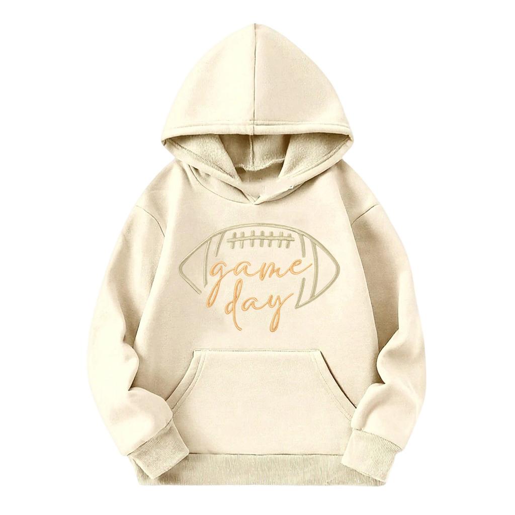 Cute Hoodies For Teen Children Trendy Preppy Hooded Sweatshirts Oversized Long Sleeve Shirts Clothes For Children