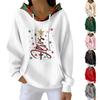 Women's Fashion Casual Christmas Print Pullover Long-Sleeve Sweatshirt