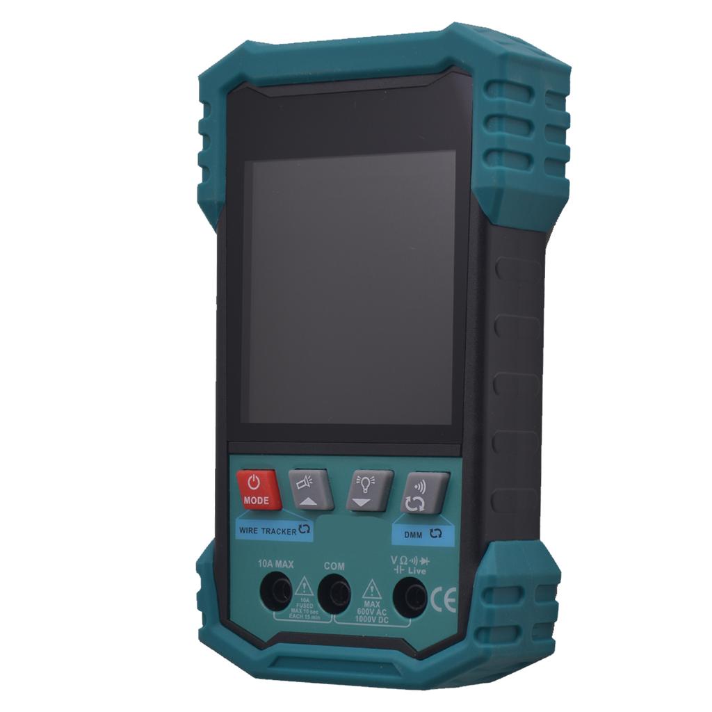 Тестер сетевого кабеля с тестированием PoE, цифровой трассировщик кабеля и сетевой тестер и мультиметр, портативный провод