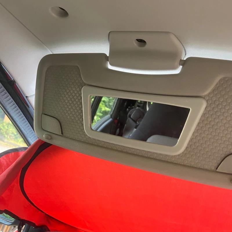 Car Makeup Mirror Portable Auto Sun-Shading Visor HD Mirrors Car Interior Mirror For Smart Fortwo 451 2009-2014 Car-styling