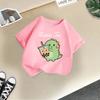 Kid T Shirt 2-13Y Fashion Printed T-shirt Round-neck Short-sleeve T-shirt Kids 100% Cotton Clothes