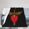 American Rock Band Blanket Home Flannel Blanket Sofa Blanket Gift Small Blanket