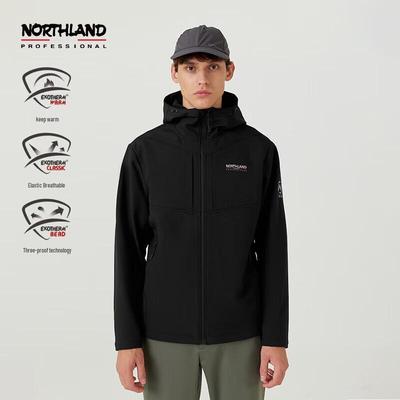 Northland Gangren Унисекс Водоотталкивающая Флисовая Мягкая Оболочка Куртка NXJEH0504E