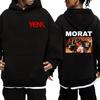 Hot Rock Band Morat Asuntos Pendientes 2025 Tour Double Sided Printed Hoodie Unisex Vintage Pullover Men Women Fleece Sweatshirt