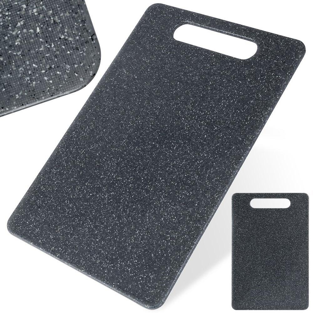 Deska Kuchenna do Krojenia Plastikowa Granitowa Uniwersalna 37x28 cm