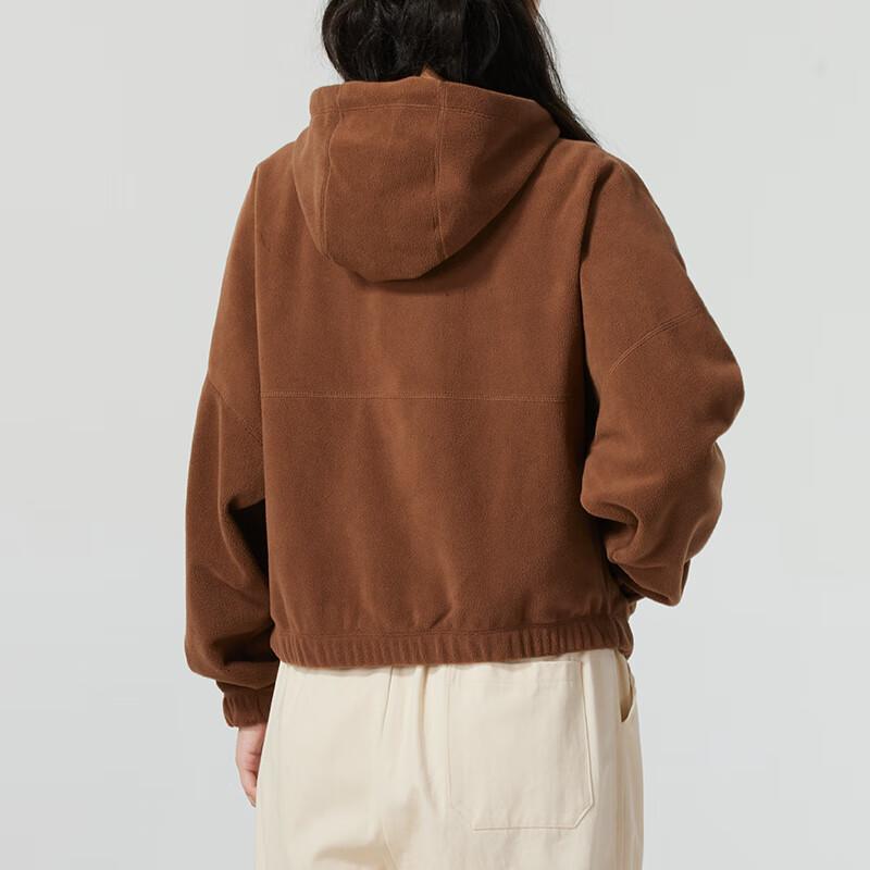 Nike Женская куртка для тренировок на открытом воздухе, коричневая, HQ4878259