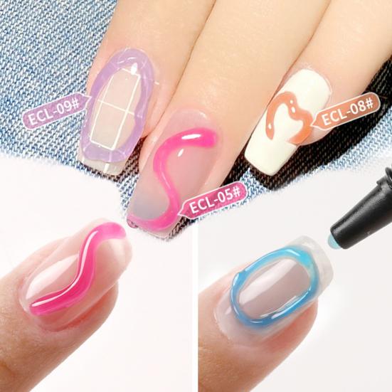 Универсальный лак для дизайна ногтей, долговечный, высокопигментированный, для резьбы по пальцам