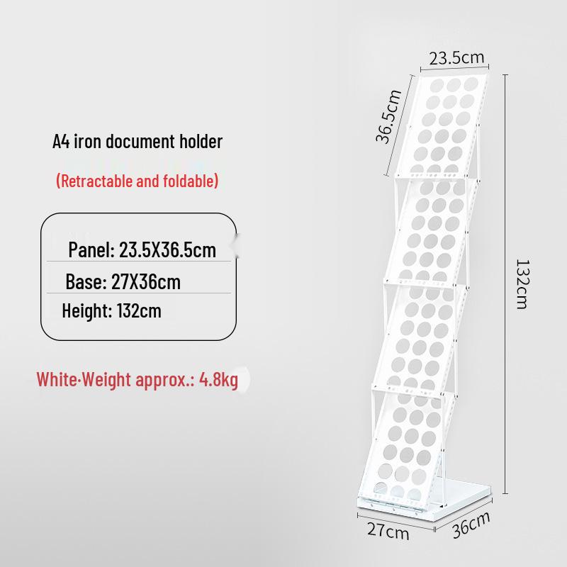 Шанхайская складная телескопическая выставочная стойка A4 для выставок и промоакций