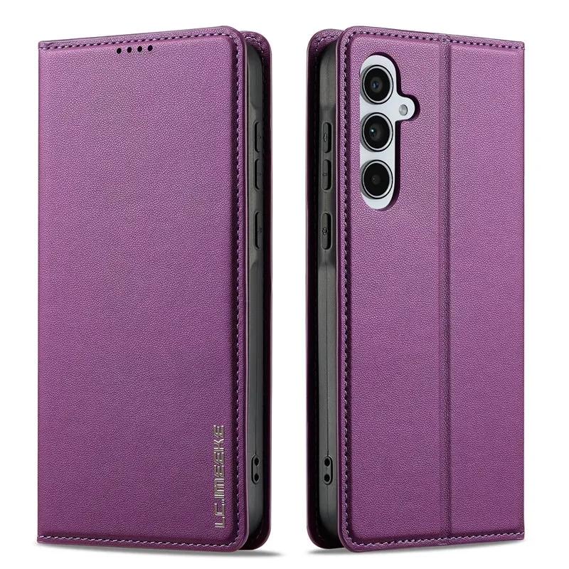 Магнитный кожаный чехол-книжка для Samsung Galaxy S25 Edge S24 FE S23 Plus S22 S21 Ultra A16 A36 A56 A15 A55 Кошелек с обложкой для карт