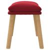 Footstool Burgundy 45 x 29.5 x 35 cm Velvet