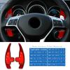 Real Carbon Fiber Steering Wheel Paddle Cover for Mercedes Benz AMG A45 C63 C43 E63 S63 G63 GLA CLS63 GLS63 CLA45