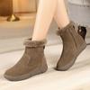 New Style Snow Boots, Thickened Mid-calf Boots, Cotton Shoes with Sponge Soles and Women's Shoes