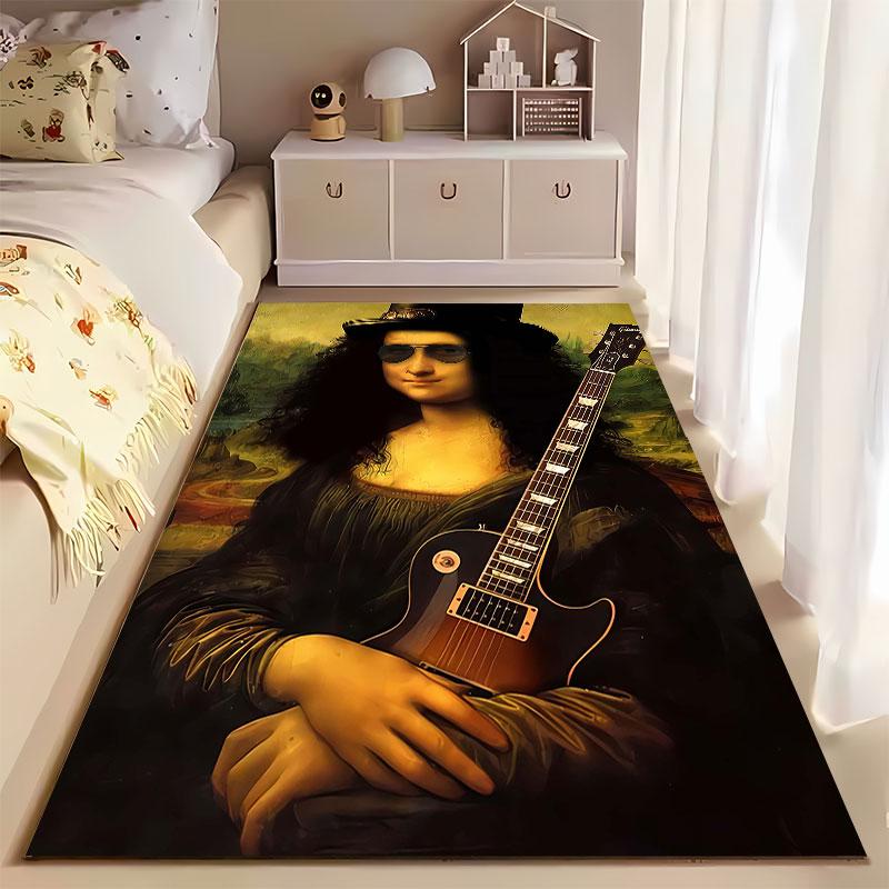 Rock Style Mona Lisa Carpet suitable as a non-slip mat for the living room or bedroom sofa