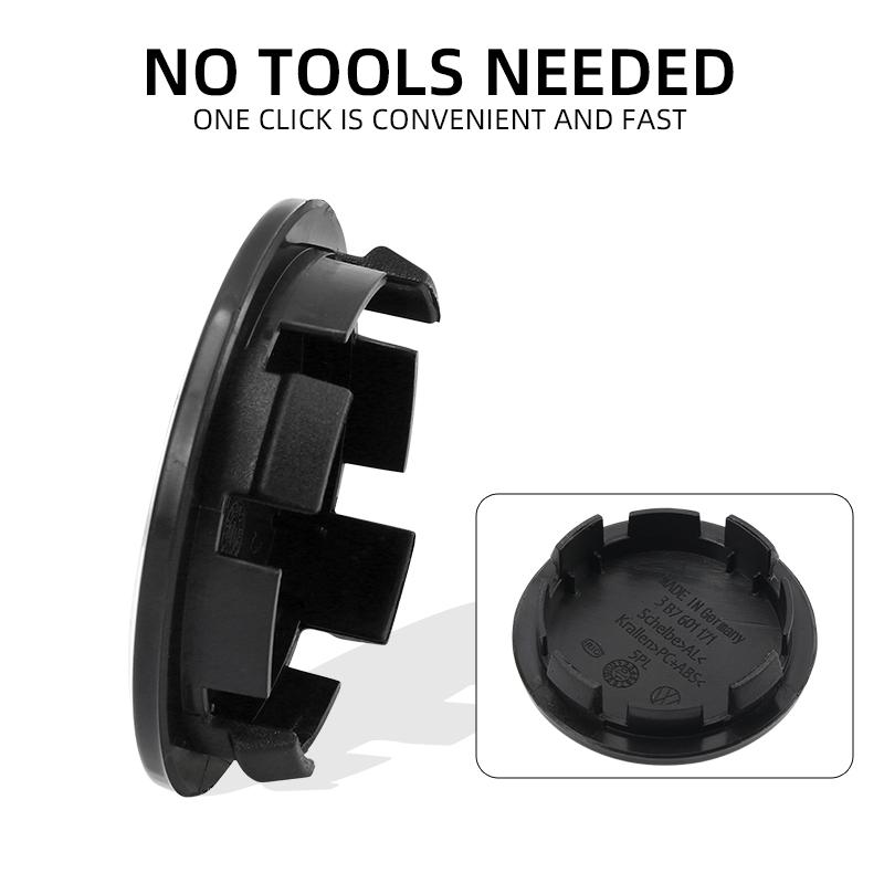 Emblems 56mm 65mm For VW Volkswagen Passat POLO Tiguan Golf Jetta Car Replace COVER Car Wheel Center Cap Hub Covers Badge Access zk4
