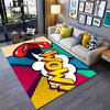 Pop Art 3D Printing Large Area Carpets for Home Living Room Children's Bedroom Sofa Doormat Kitchen Floor Rugs Anti-slip Decor