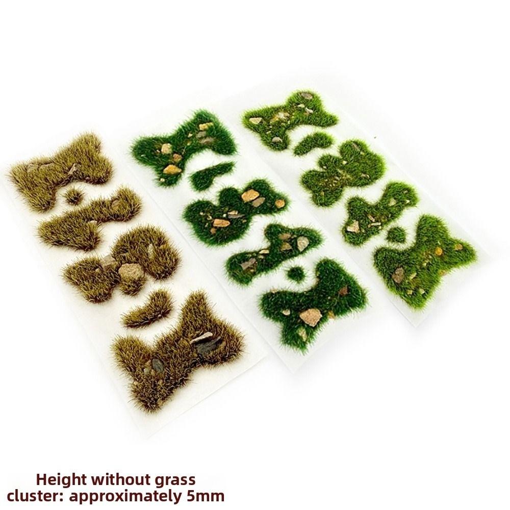 Building Models Mini Grass Clusters DIY Accessories Artificial Grass Clusters Sand Table