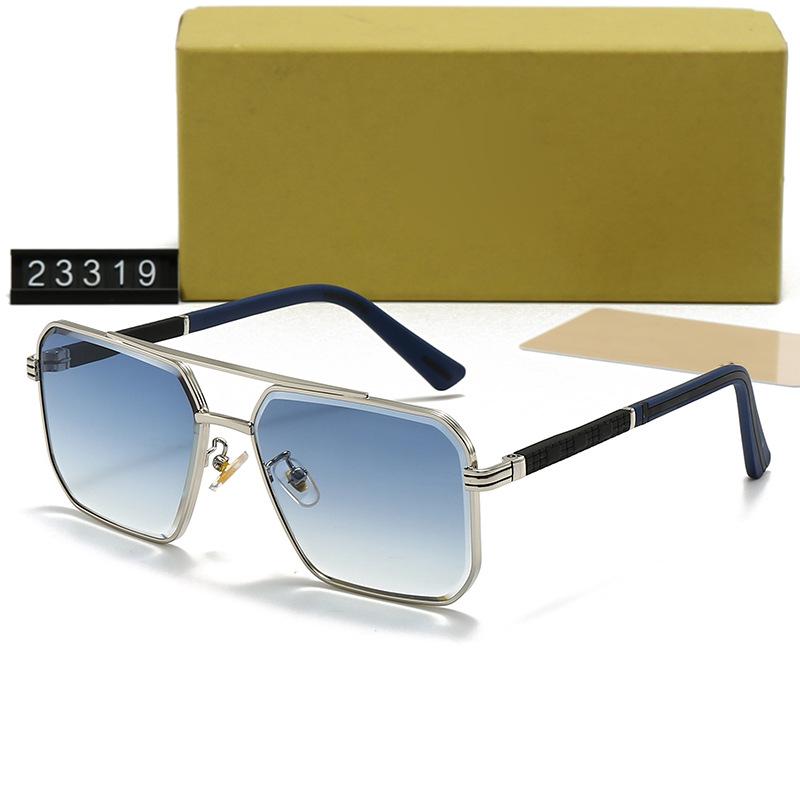 New Rimless Men's and Women's Sunglasses, Fashionable Sunglasses, Square Frame Glasses, Driving Travel Glasses