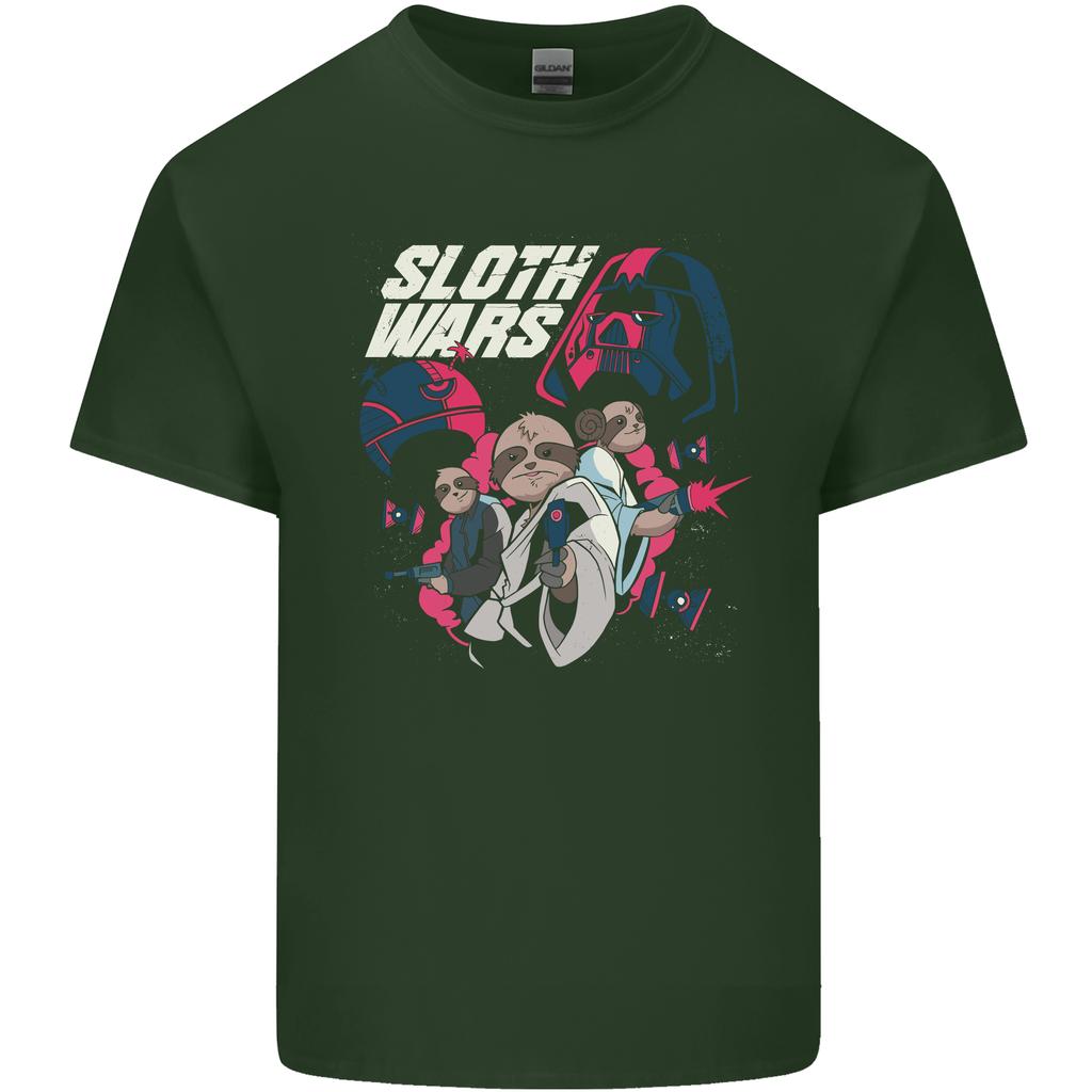 Sloth Wars Funny TV Movie Parody Unisexs Light Cotton TShirt