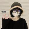 Balaclava Hat Autumn and Winter Warm Hat Scarf Integrated Women's Ear Protection Knitted Wool Hat Tide Winter