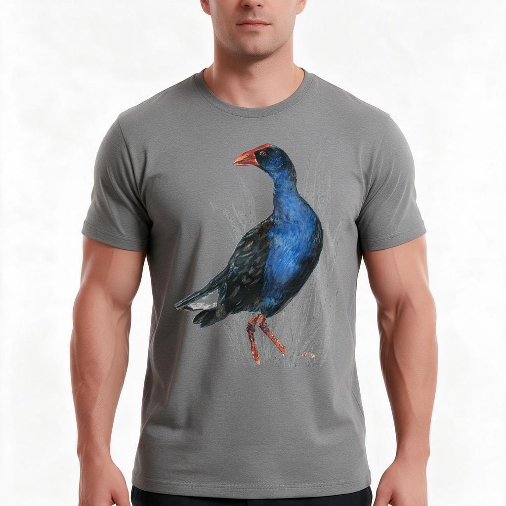 Mr Pukeko Tshirt Summer Casual Cotton Tee Oversized Streetwear Tops Vintage Graphic Print Loose Fit Short Sleeve