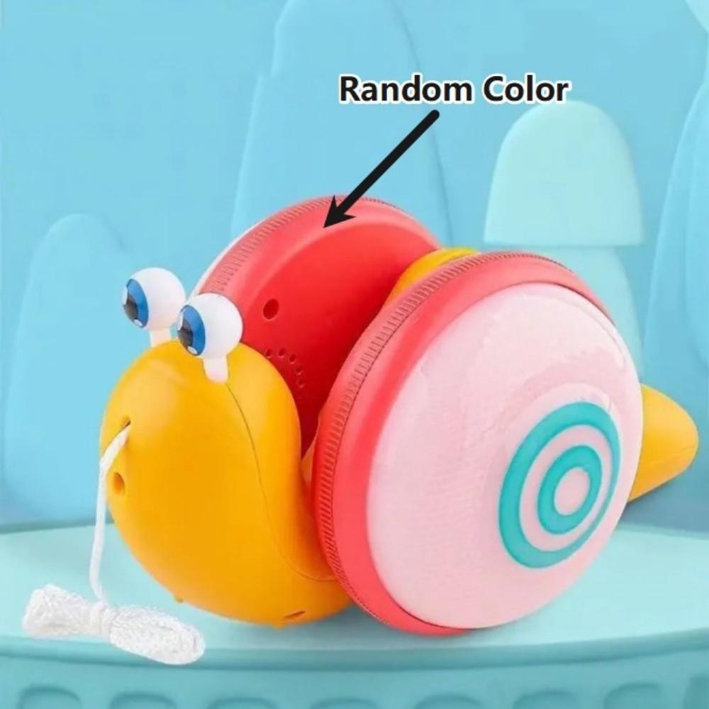 Learning To Walk Drag Rope Snail Cartoon Pet Pull-Along Snail Toy For Children