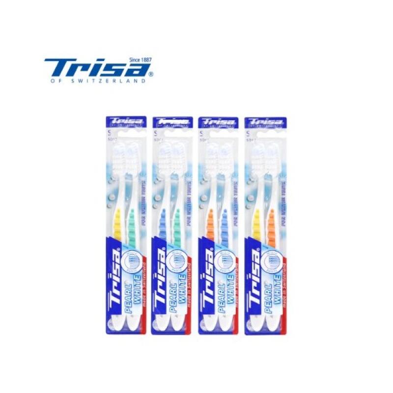 TRISA Pearl White Toothbrush 2 pcs 3852