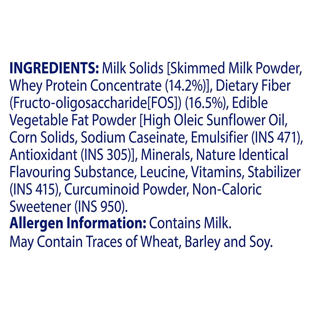 Horlicks Strength Plus Ванильный порошок 350 г Высокопротеиновый Высококлетчаточный Сбалансированное питание для взрослых