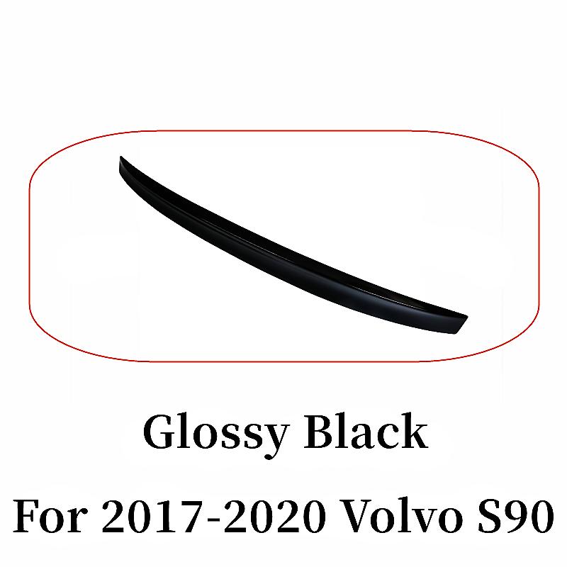Для Volvo Для Volvo S90 T5 2017 2018 2019 2020 Черный Карбон Задняя Крышка Багажника Спойлер-Утиное Хвост Губа Крылья Внешний Тюнинг Автомобиля Аксессуары