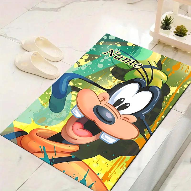Custom 1Pc Mickey Mouse Hawaii Adventure Rug Office Carpet Indoor Outdoor Entrance Doormat Nonslip Soft And Comfortable Living Room D916135