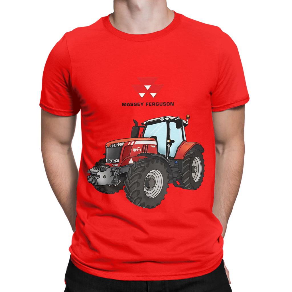 Трактор Massey Ferguson Красный Трактор Новинка Графика 100% Хлопок Футболка Футболки Massey Ferguson Топы Для Унисекса