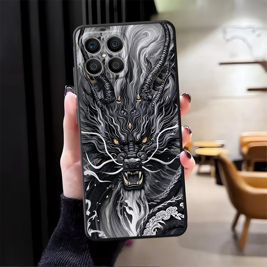 Крутой Чехол для Телефона с Драконом для Honor X8 70 Magic5Lite 200 400 Lite 8X 90 X9a X5b X6 X7