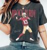 Brock Purdy Shirt, Vintage San Francisco Football Tee, Brock Purdy 14 Graphite Shirt, Football Fan Gift