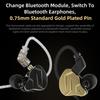 Внутриканальные наушники CCA KZ ZSN Pro X с двумя драйверами, 1BA/1DD, Проводные, Hi-Fi, Спортивные игровые наушники, Совместимы со смартфонами, ПК и планшетами (Без микрофона