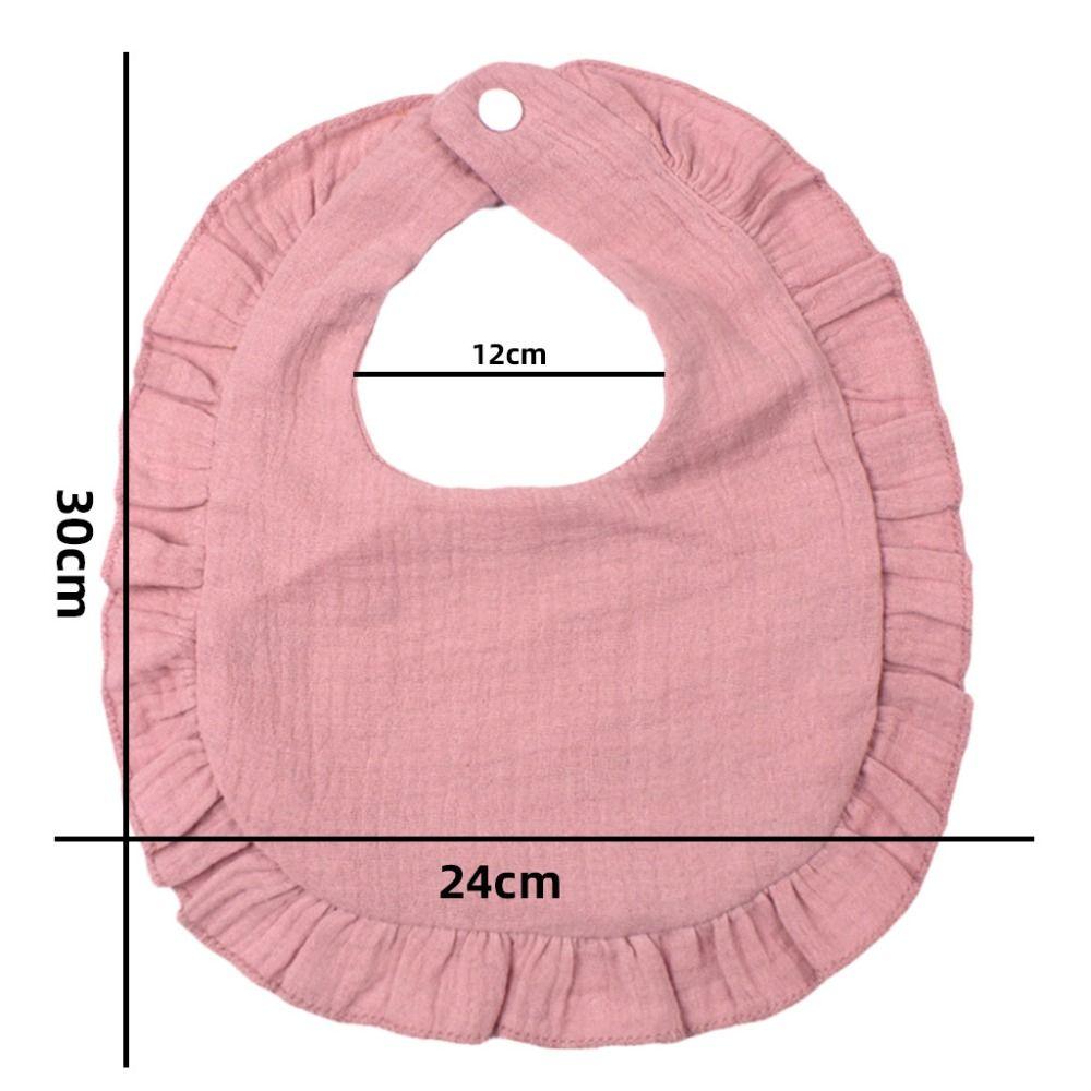 Soft Muslin Baby Bibs Solid Colored Teething Drooling Bib Bandana Drool Bibs  Boys Girls