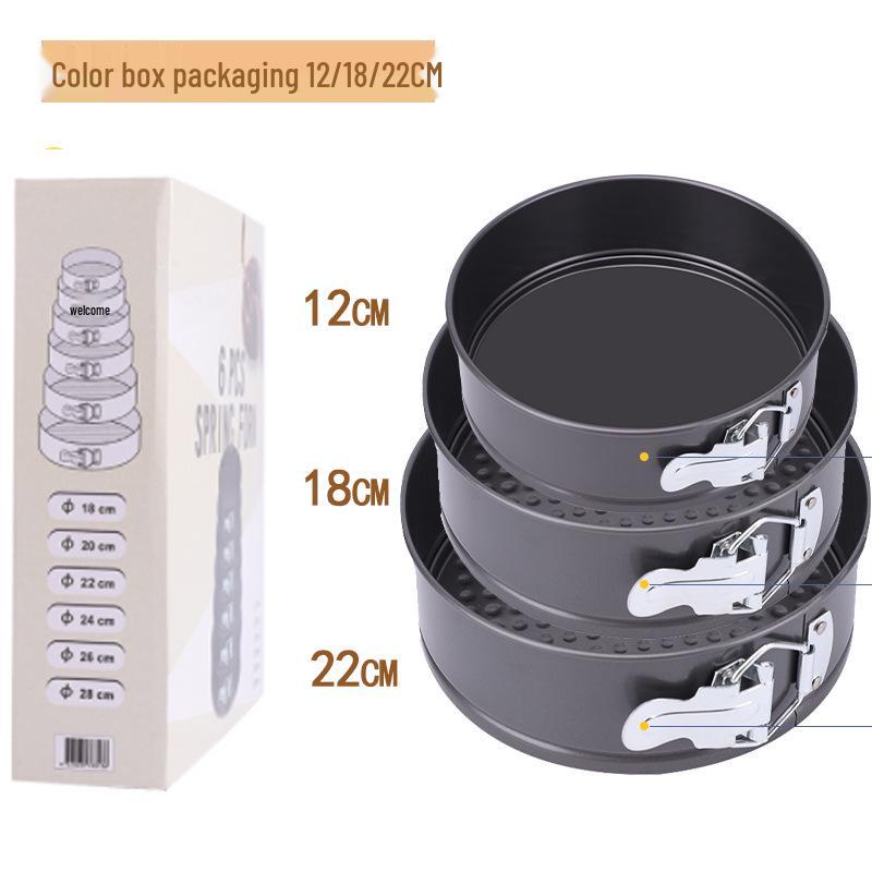 Форма для торта «Трансграничный»: Круглая/квадратная, антипригарная, устойчивая к высоким температурам, легкоочищаемая, съемное дно, надежная застежка