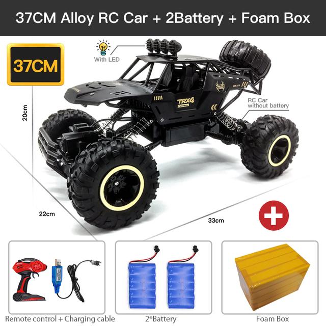 Новый 1:12/1:16 4WD Радиоуправляемый автомобиль со светодиодными фонарями Monster Truck 2,4G Радиоуправляемый автомобиль с дистанционным управлением Багги Внедорожные грузовики с управлением для мальчиков Игрушки для детей