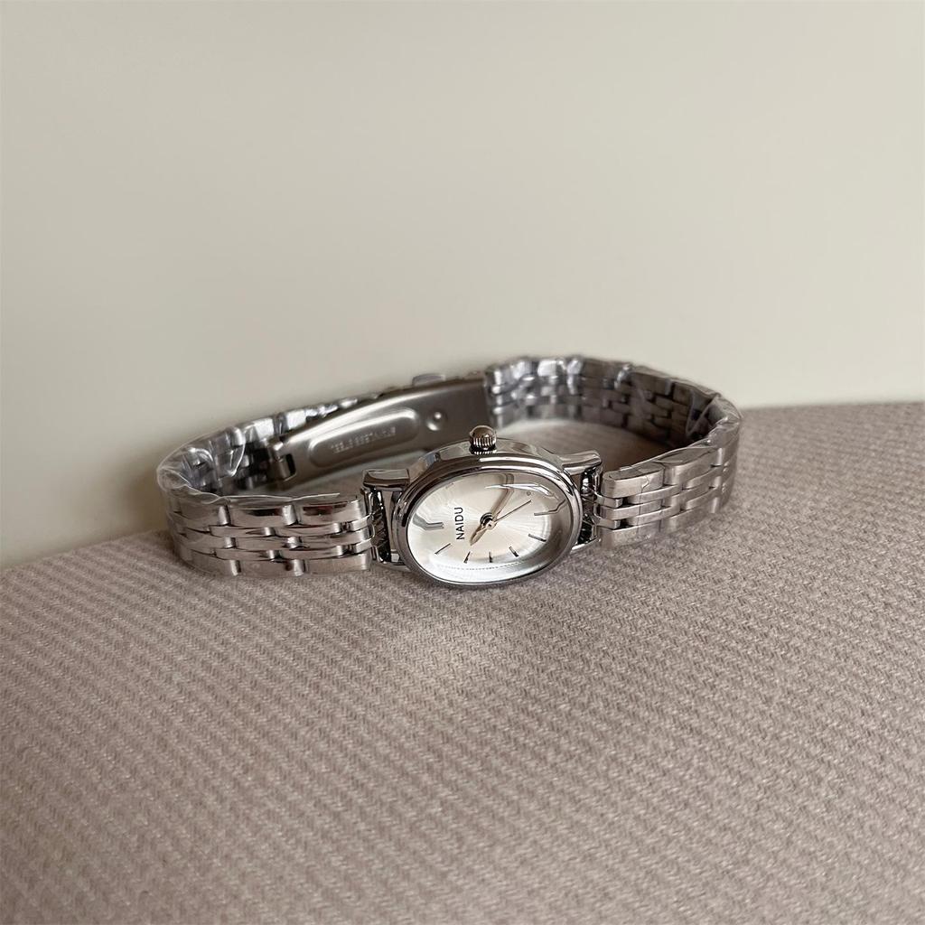 NAIDU Женские повседневные часы класса люкс с овальным циферблатом и стрелочными метками - Стиль знаменитостей, Лидер продаж.