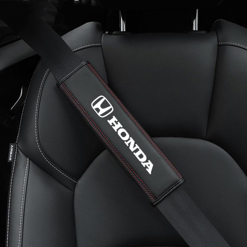 Car Safety Seat Belt Shoulder Cover Protection Pads For Honda Civic Fit Jazz Accord Pilot CRV Odyssey Passport City Shuttle HRV XK6