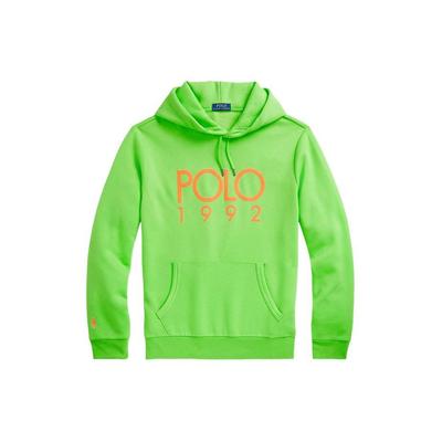 Polo Ralph Lauren Ss24 Толстовка с капюшоном и длинными рукавами с принтом логотипа-буквы Мужская толстовка Ярко-желто-зеленый MNPOKNI16823425-330