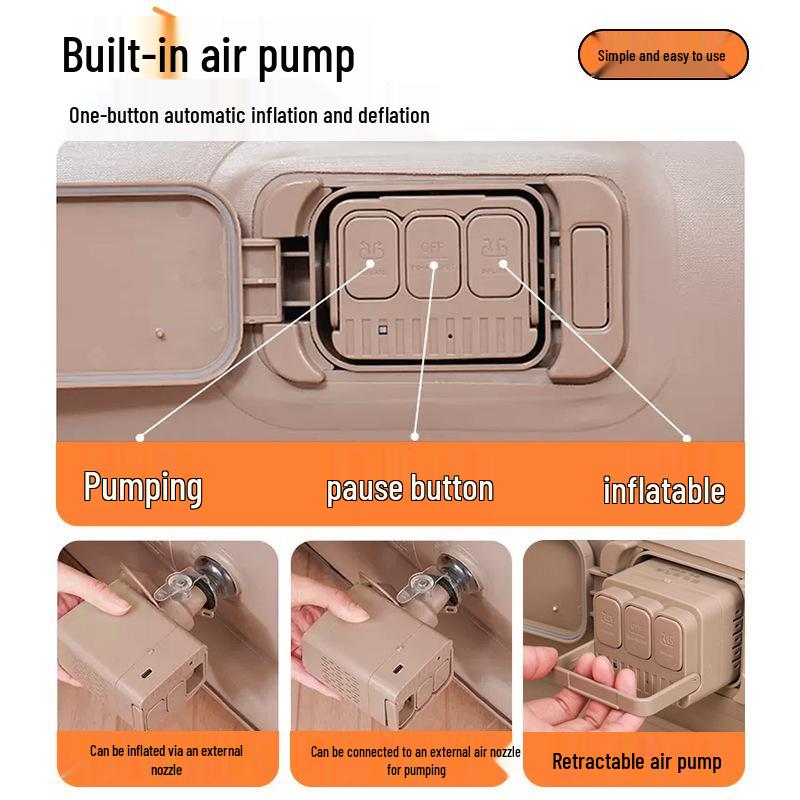 ENJOYSPACE Автоматический надувной туристический матрас - Складная односпальная/двуспальная надувная кровать